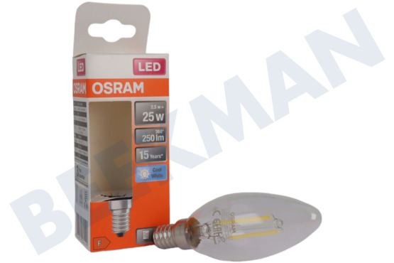 Osram  LED Retrofit Classic B25 E14 2,5 W, transparente