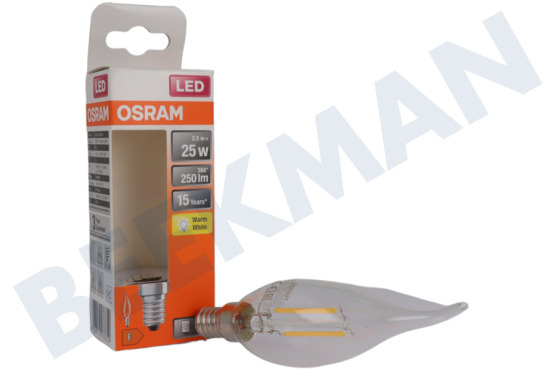Osram  4058075436640 LED Retrofit Classic BA25 2,5 vatios, E14