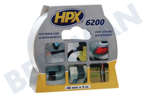 HPX  6200 Cinta de la reparación armadura blanca 48mm x 5m