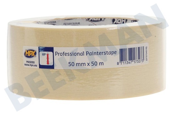 Universeel  MA5050 pintor profesional de la cinta crema blanca 50mm x 50m