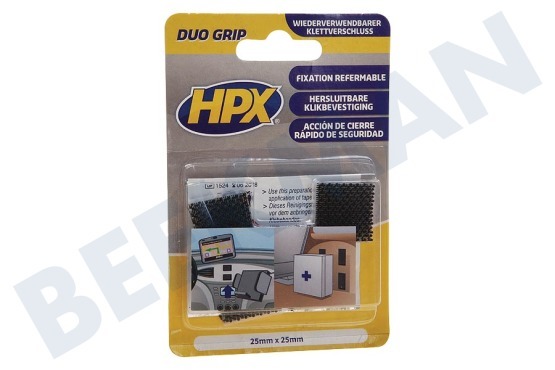 HPX  DG1000 Duo resellable Grip Clip de montaje de 25 mm x 25 mm