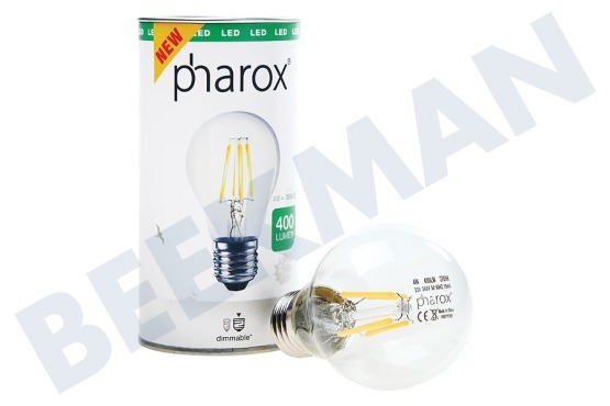 Pharox  Lámpara LED Lámpara LED de Pie A60 Transparente 400 Regulable