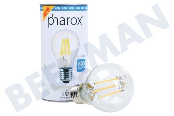 Pharox  Lámpara LED Lámpara LED Estándar A60 Transparente Regulable