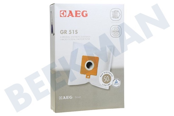 AEG Aspiradora GR51S Juego de bolsa y filtro Smart 4 Dust