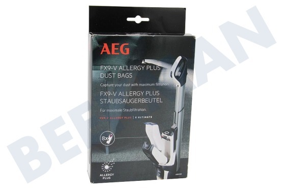 AEG Aspiradora ASKFX9 Bolsa de aspiradora Allergy Plus