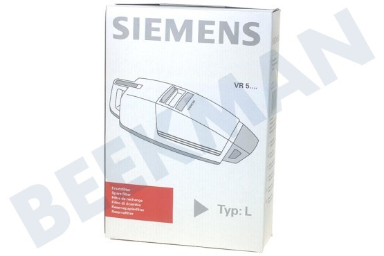 Siemens Aspiradora 460443, 00460443 Bolsa aspirador Tipo S