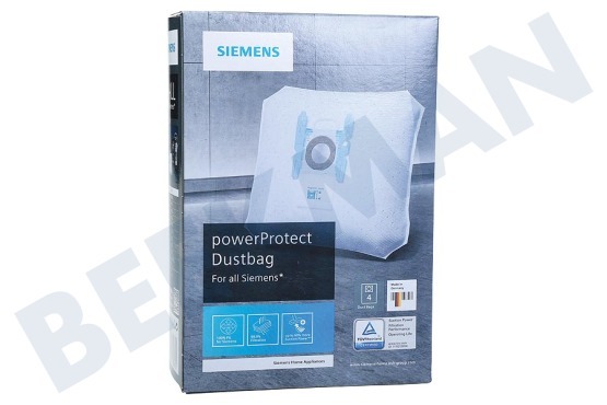Siemens Aspiradora VZ41FGALL Proteger la bolsa del polvo de alimentación