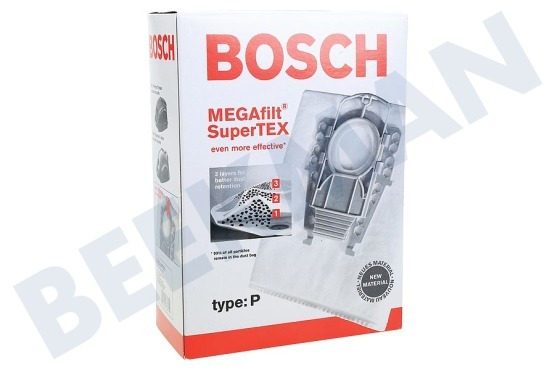 Bosch Aspiradora BBZ52AFP2U Bolsa aspirador Tipo P