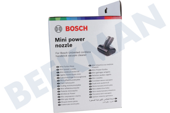 Bosch Aspiradora BHZUMP Mini boquilla turbo ilimitada