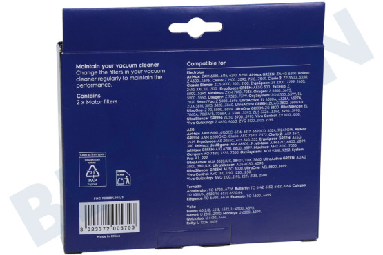 Electrolux Aspiradora Filtro Motor EF 54, Z5010/Z1940