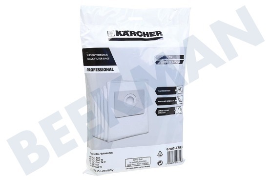 Karcher Aspiradora 6.907-479.0 bolsas de polvo paño grueso y suave