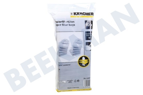 Karcher Aspiradora 6.904-333.0 bolsas de polvo de papel