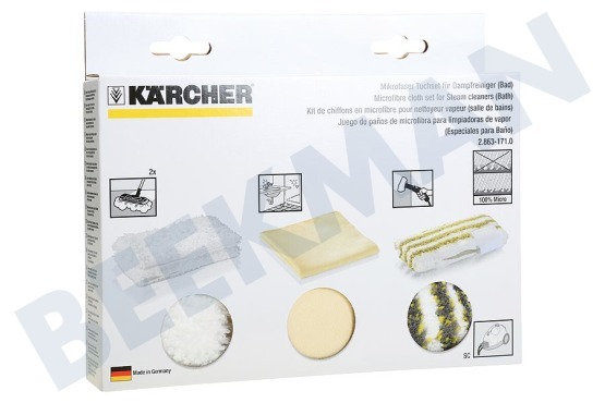 Karcher  2.863-171.0 Microfibra Doekenset Baño