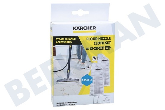 Karcher  2.863-259.0 Juego de paños de microfibra Easyfix Steam Cleaner