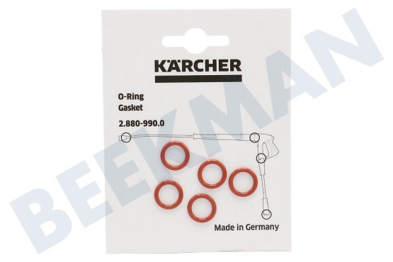 Karcher Alta presión Junta tórica Juego de juntas tóricas de 5 piezas para empuñadura de pistola o tubo de chorro
