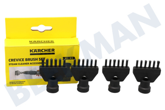 Karcher  2.863-324.0 Juego de cepillos para juntas, 4 piezas