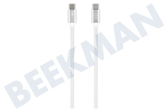 Musthavz  MHCABMSCUSBCWHT Musthavz Cable USB-C Magnetic Wire Stylecolor, blanco