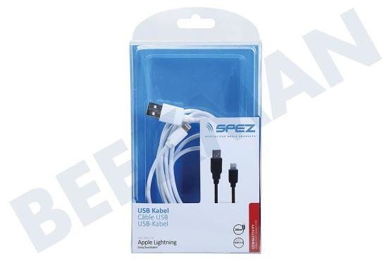 Spez  Cable USB Apple Lightning 200cm Blanco