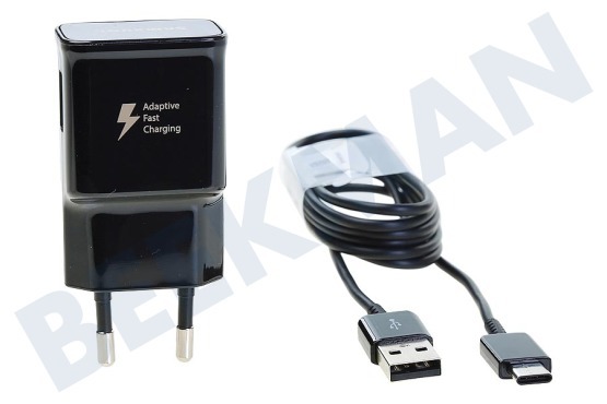 Samsung  EP-TA20 Cargador Samsung USB-C 1, m Negro