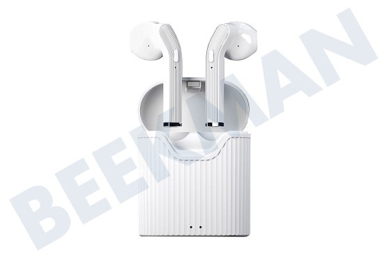 Universeel  EarPods adecuado para Apple Audífonos inalámbricos True, blancos