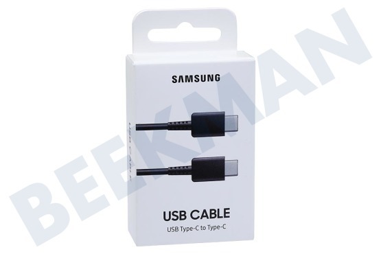 Samsung  EP-DA705BBEGWW Cable USB-C a USB-C, 1 metro, negro