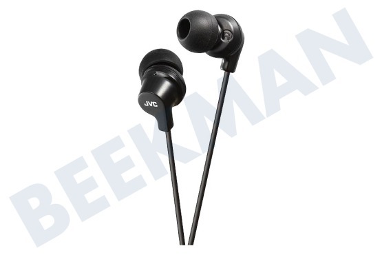 JVC  HA-FX10-B-E En la oreja los auriculares Negro