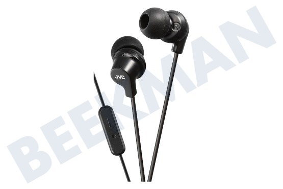 JVC  HA-FR15-B-EF En los auriculares del oído con micrófono Negro