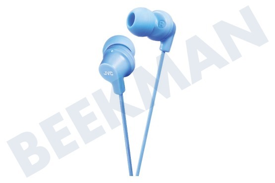 JVC  HA-FX10-LA-E Auriculares estéreo en la oreja un potente sonido de luz azul
