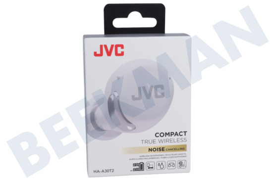 JVC  HA-A30T2 Audífonos True Wireless compactos, blancos