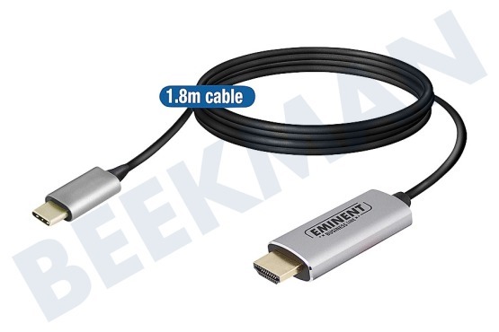 Eminent  AB7874 Cable de conexión USB Type-C a HDMI 4K 1,8 m