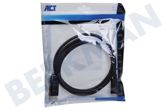 ACT  AC3902 Cable DisplayPort de 2 metros