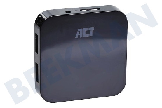 ACT  AC6410 Hub USB-C de 4 puertos con adaptador de corriente