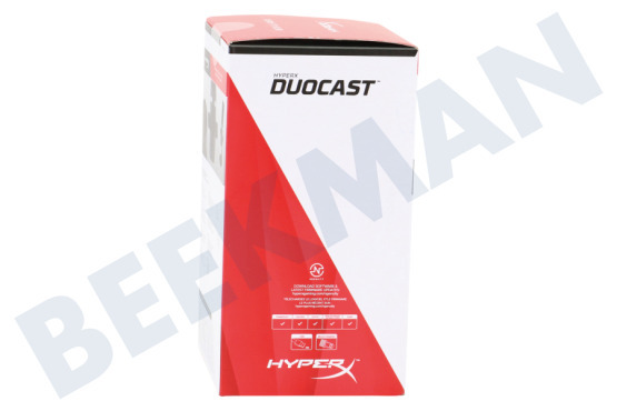 HyperX  4P5E2AA Micrófono DuoCast Negro