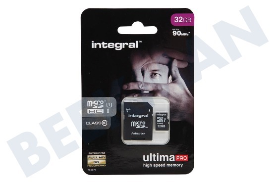 Integral  Memory card Clase 10 (incluido adaptador SD)