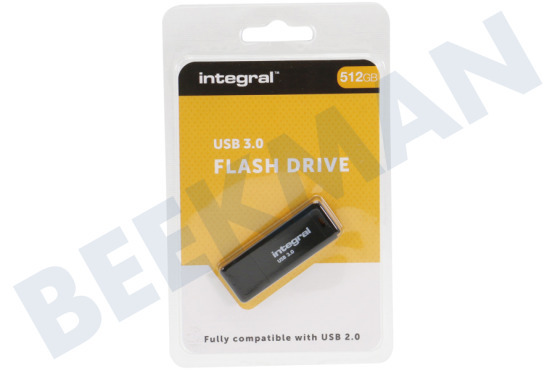 Integral  Memory stick Memoria USB de 512 GB Negra