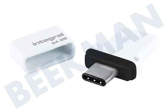 Integral  Unidad flash dual Fusion USB-C y USB 3.1 Gen 1 64 GB
