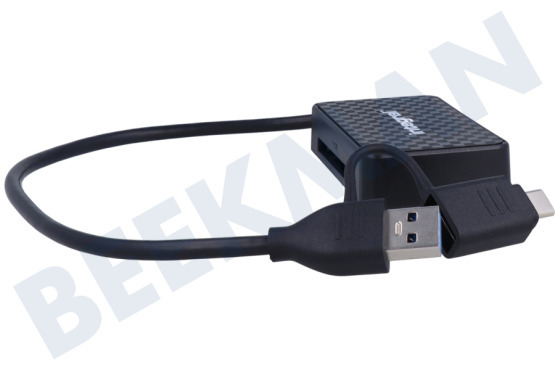 Integral  Lector de tarjetas USB 3.2 GEN1 USB-A / USB-C SD MSD CF MS