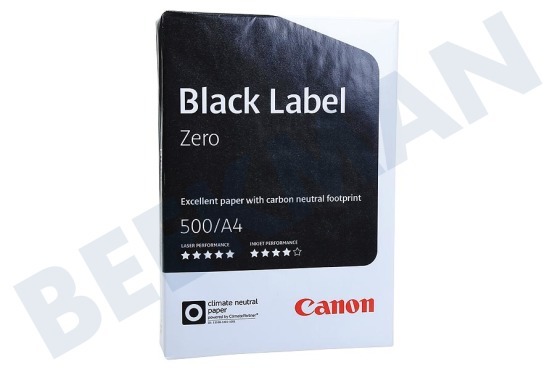 Universeel  Papel Papel de copia Black Label Zero 500 hojas