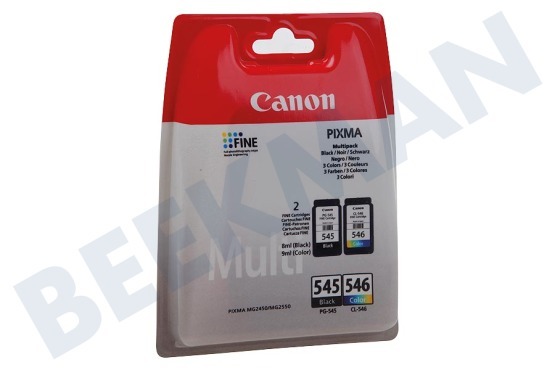 Canon  Cartucho de tinta PG 545 Negro + CL 546 Color