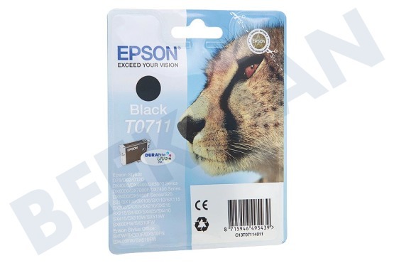 Epson Impresora Epson Cartucho de tinta T0711 Negro