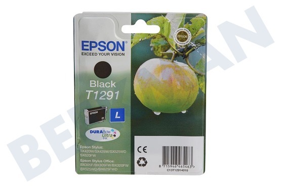 Epson Impresora Epson Cartucho de tinta T1291 Negro