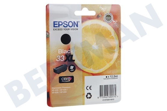 Epson  T3351 Epson 33XL Negro