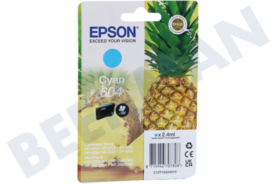 Epson  C13T10G24010 Epson 604 cian