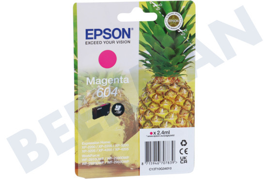 Epson  C13T10G34010 Epson 604 Magenta