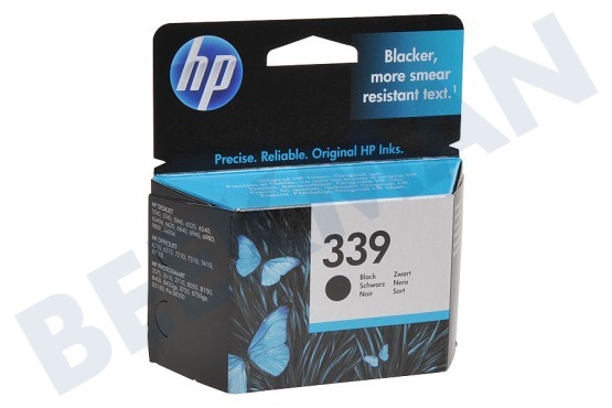 HP Hewlett-Packard Impresora HP HP 339 Cartucho de tinta 339 negro