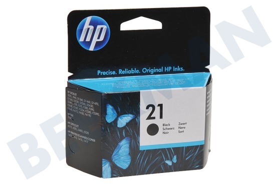 HP Hewlett-Packard Impresora HP HP 21 Cartucho de tinta 21 negro