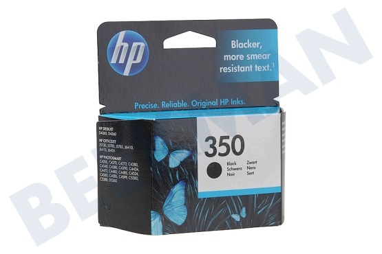 HP Hewlett-Packard Impresora HP HP 350 Cartucho de tinta 350 negro