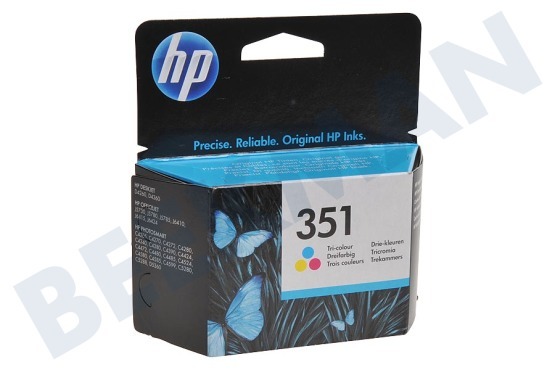 HP Hewlett-Packard  HP 351 Cartucho de tinta 351 colores