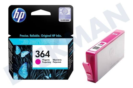 HP Hewlett-Packard Impresora HP HP 364 Magenta Cartucho de tinta 364 Magenta