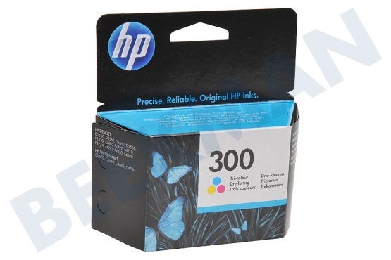 HP Hewlett-Packard Impresora HP HP 300 Color Cartucho de tinta 300 colores